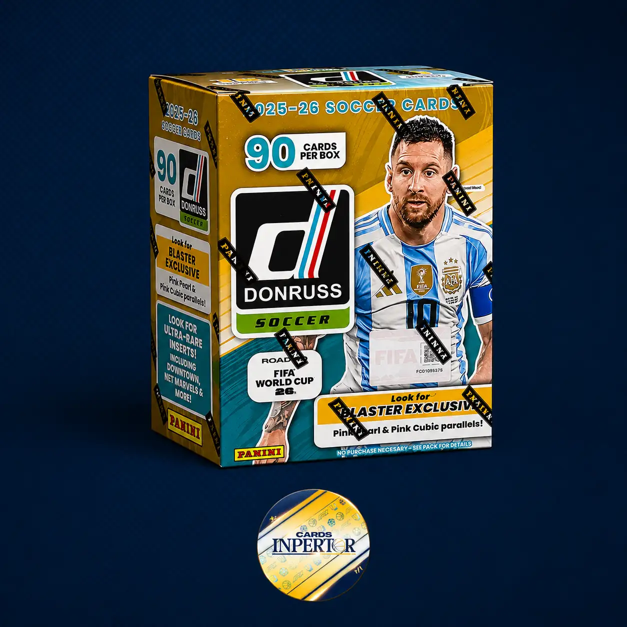 Panini Donruss Road To FIFA World Cup 26 Soccer Hobby Blaster Box 25 26